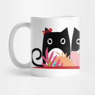 Cute Black Cats Mug